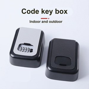 メタルレッドグリーンキーセーフボックス壁掛け屋外防水キー収納ボックス特大キーロックボックス - Product Image 2