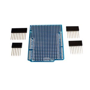 Prototyp PCB-Erweiterungs karte für Arduino UNO R3 ATMEGA328P Shield FR-4 Fiber PCB Bread board 2mm 2,54mm Abstand mit Stiften DIY One