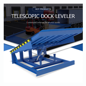 Rampa de muelle telescópica ajustable, plataforma de carga, equipo de manipulación de materiales, nivelador de muelle para muelles de carga - Product Image 1