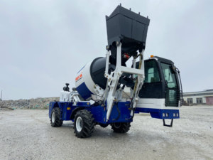 Çin HUAYA 1.5 2 2.5 3 CBM kendinden yükleme beton mikser tankı döner mikser 55kw karıştırma güç satılık - Product Image 5