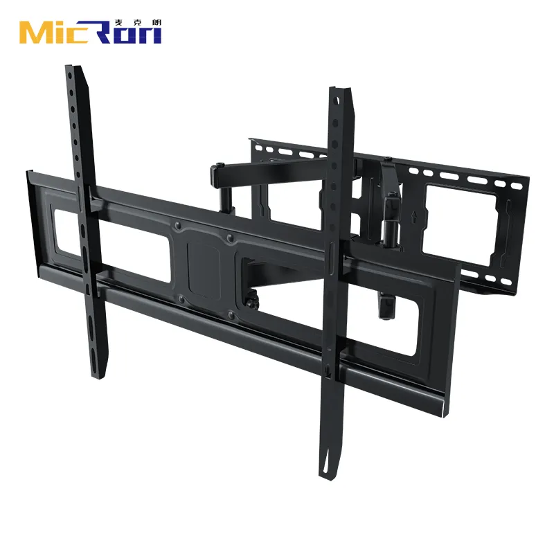 Mạnh mẽ Ultra Slim 6 cánh tay núi có thể thu vào Led chuyển động đầy đủ xoay LCD TV Wall Mount