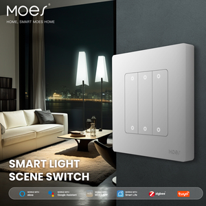 ZigBee Star Ring Smart Light interruttore a pulsante interruttore scena 6Gang interruttore a parete filo neutro richiesto lavoro con Alexa Google Home - Product Image 2