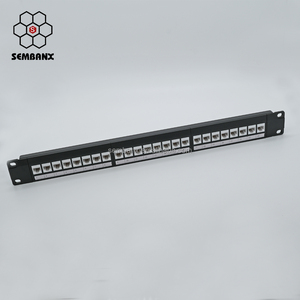 キーストーンジャックモジュール型パッチパネル24ポートCat6 Cat6aバックバー付き - Product Image 2