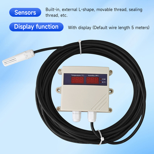 Transmisor de temperatura de humedad inalámbrico RS485 Sensor Pantalla LCD digital Monitor de montaje en pared Uso industrial OEM ODM - Product Image 6