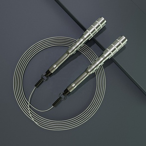 Corda di velocità regolabile in lega di alluminio per allenamento a casa per il pugilato MMA Muay Thai Cross Fit Training - Product Image 5