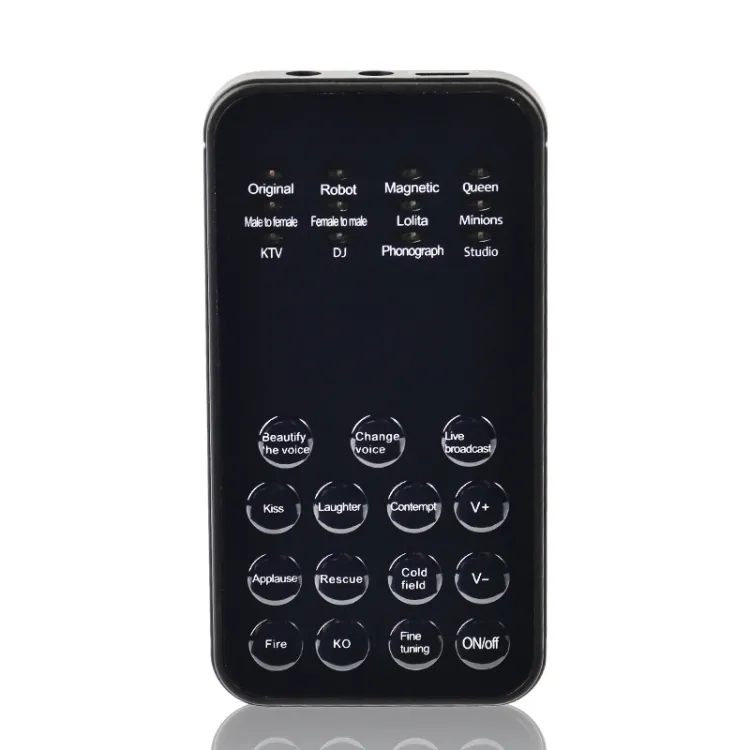 Vente chaude Universal Mini 300 mA Carte Son Changeur de Voix Pour Téléphones Mobiles Et Ordinateurs
