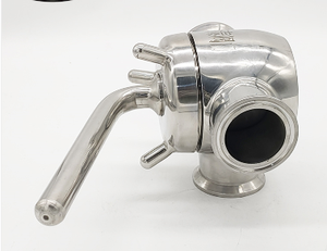 AOMITE Sanitary Stainless Steel Manual Plug Valve SMS TC DIN Union Tri Clamp <strong>square</strong> Ball Valve Non Retention 3 <strong>Way</strong> Plug Valve - Product Image 3