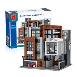 Mork 10204 khối xây dựng đường phố thành phố loạt mô hình xây dựng đồ chơi hiện đại biệt thự khối xây dựng bộ cho trẻ em - Product Image 4
