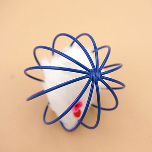 Popping เมาส์ในกรงหนูบ้านแมวของเล่นแมวสมาร์ทแบบโต้ตอบลูกบอลกลิ้ง - Product Image 3