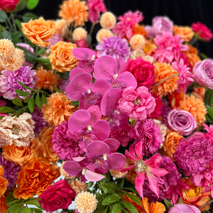 Sunwedding đầy đủ bảo hiểm Hai Mặt Lụa Nhân Tạo Hoa vòm đám cưới đô thị triển lãm phòng trưng bày thực tế khổng lồ hoa vòm - Product Image 4