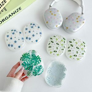 AirPods Max kulaklıklar için <span class=keywords><strong>IMD</strong></span> TPU kılıf Anti Scratch kulak bardak kapak meyve kiraz desenler tasarım koruyucu durumlarda