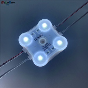 DC12V 2W <span class=keywords><strong>LED</strong></span> 4 שבבי כיכר 4 נוריות 2835 5630 5730 הזרקת IP68 עמיד למים 170 תואר תאורה אחורית <span class=keywords><strong>led</strong></span> מודול סמסונג עבור שילוט - Product Image 2