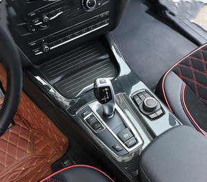 9pcs BM W11-16 X3X4 F25F26 Carbon Fiber Patch Source Factory Interior Modified Shift Frame Center Control Door Armrest - Product Image 2