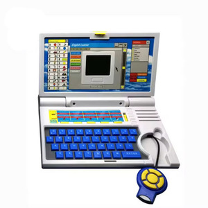 20 funzioni a batteria di plastica per bambini educativo macchina di apprendimento LCD gioco inglese Computer giocattolo per bambini Laptop per bambini