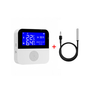Nuevo Tuya Wifi Smart Home Digital interior higrómetro termómetro temperatura y humedad Monitor Sensor con pantalla LCD