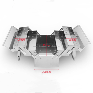 金属工具箱家用五金储物多网格抽屉式组件不锈钢金属工具箱工具箱手柄工具箱 - Product Image 3