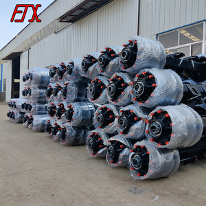 Gốc Trung Quốc Bán Trailer 20T Trục Lắp Ráp 13ton 16ton Mỹ Phong Cách Trailer Trục Cho Bán - Product Image 3