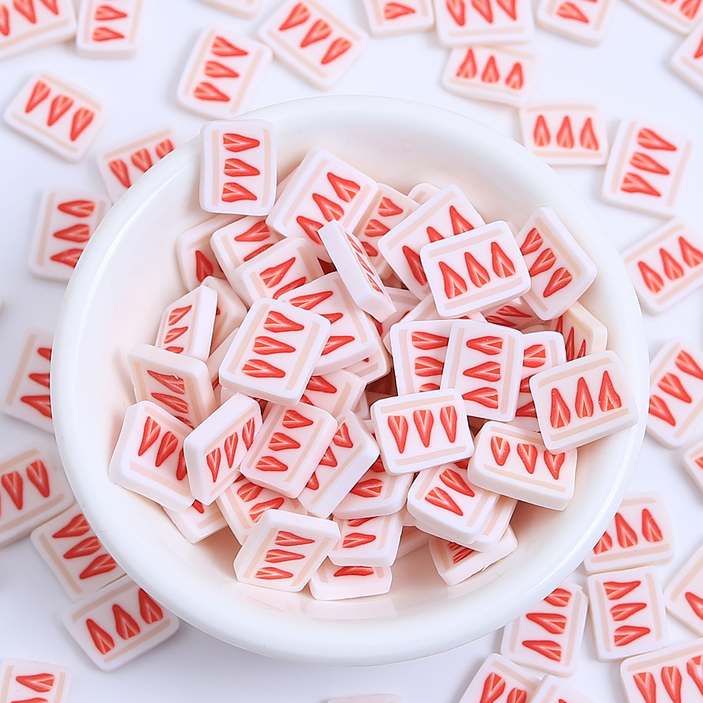 A pack of 10g soft pottery tablets-strawberry pieces
