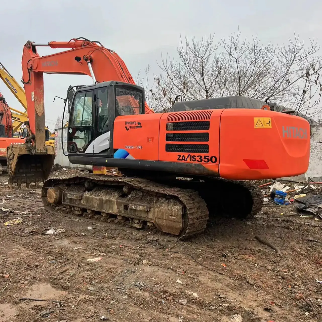 中古中古掘削機HITACHI ZAXIS 350-5G良好な状態日本輸入中古掘削機