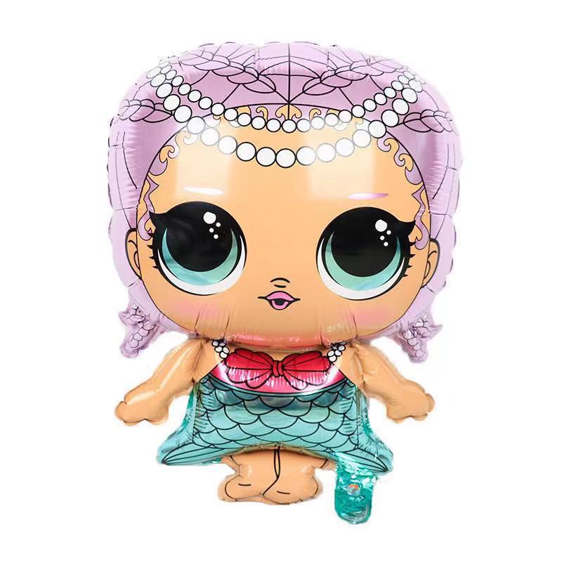 Purple hair doll