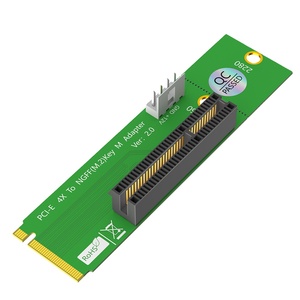 PCI-E 1X/4X การ์ดไปยัง NGFF คีย์ M.2อะแดปเตอร์ M - Product Image 1