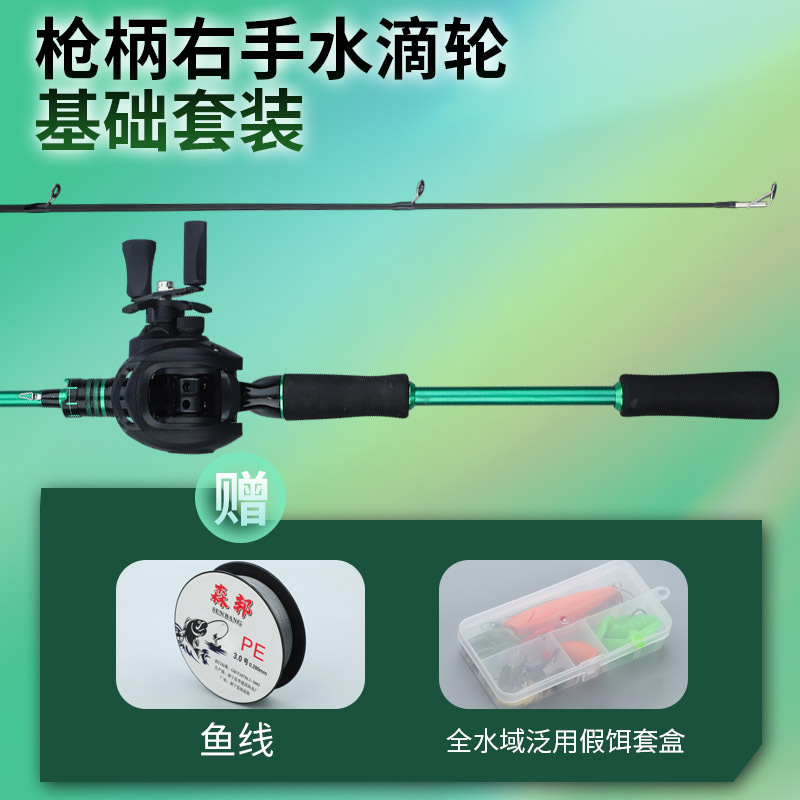 Right-hand baitcasting wheel set