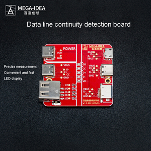 QianLi Mega-iDea, плата тестера непрерывности передачи данных для IOS, Android, USB Type-C, подсветка, дата-кабель, обнаружение выключения - Product Image 6