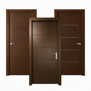 Pintu ruang tamu <span class=keywords><strong>Interior</strong></span> putih kontemporer di dalam untuk rumah kamar Hotel produsen MDF pintu untuk rumah - Product Image 1