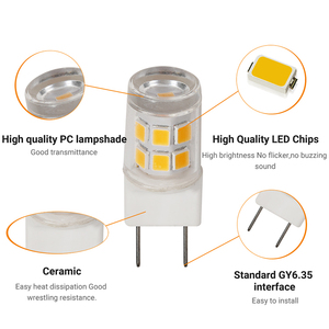調光可能な120V2WGy6.35LED顕微鏡ランプ電球は、ハロゲンライトのオンサイト測定およびAGI32レイアウトソリューションを置き換えます - Product Image 2