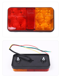 10 LEDテールライトターンシグナルインジケーターストップランプリアブレーキライトカートラックトレーラーキャラバンテールライト12V24V 12-80V - Product Image 4