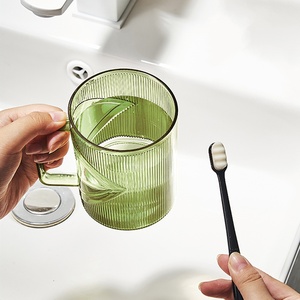Hiện đại rửa cup vài cơ sở Nước súc miệng cup dễ thương nhựa PP phòng tắm lớn mở Cup cho phòng tắm - Product Image 4