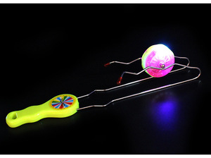 ของเล่นคลาสสิกที่มีสีสัน Led แม่เหล็กโย่แสงขึ้นมายากลกระพริบของเล่นวงล้อที่มีไฟ LED - Product Image 6