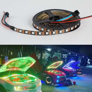 WS2815 LED şerit 12V 60 144 piksel dijital bireysel adresli DC12V Auto 15 oto araba Robot aydınlatma projesi için LED şerit - Product Image 1