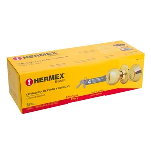 3ユニット付きボックスコンボロック、バタフライキー、HERMEX BASIC - Product Image 4