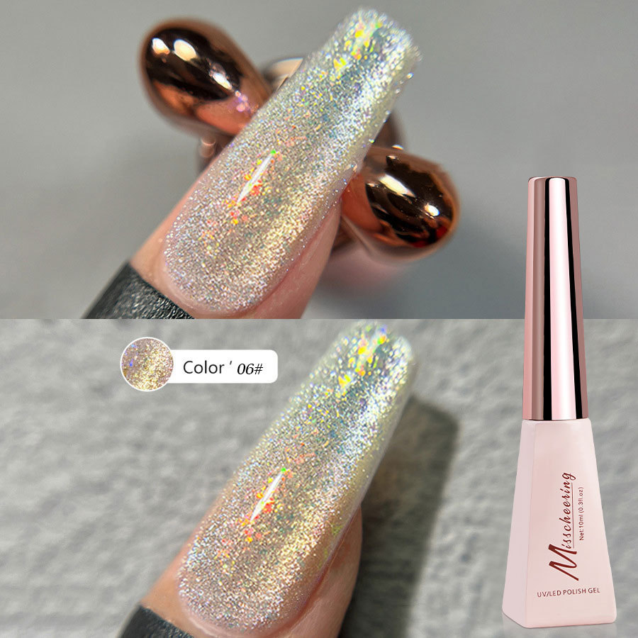 Crushed ice cat eye gel 06