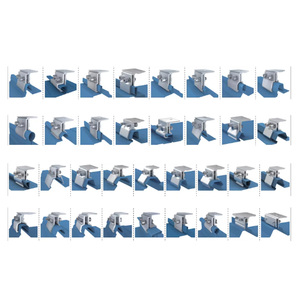 Nhôm Năng <span class=keywords><strong>L</strong></span>ượng Mặt Trời Roof Mount Kẹp Cấu Trúc Al6005-T5 Clip Khóa Đứng Kẹp Cho Kim Loại Hệ Thống Mái Nhà - Product Image 4