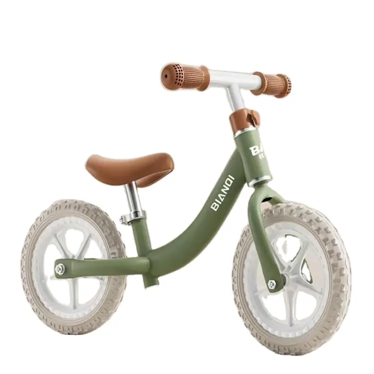 10-Inch Portable Kids' Balance Scooter Bike Adjustable Tricycle Style Mini Model Gas Powered Safety Features OEM Plastic