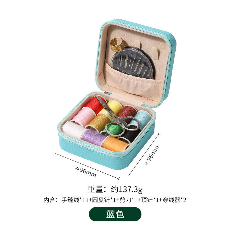 Mini kit de couture bleu design 1