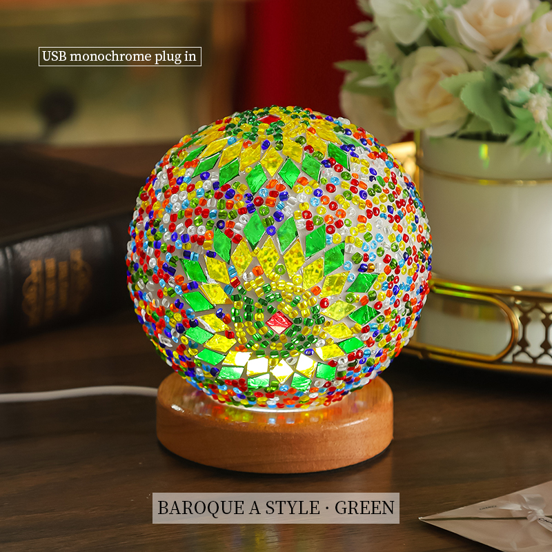 Bohemian A . Green 12cm