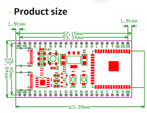 ESP32-S3-DevKitC-1 WiFi e compatibile con la scheda di sviluppo 5.0 Mesh ESP32 modulo Wireless per la rete di comunicazione - Product Image 4