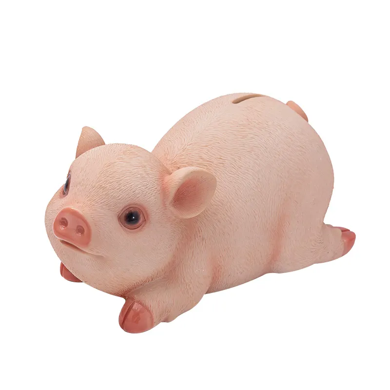カスタム貯金箱レジンキッズおもちゃ豚フィギュアかわいい動物貯金箱