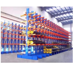 Sistema de estantería voladizo resistente de doble cara con estructura de brazo largo Equipo de almacenamiento y carga de almacén ODM apilable - Product Image 3