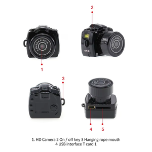 กล้อง Wi Fi มือถือกล้องขนาดเล็ก WIFI กล้องขนาดเล็กมากพร้อมการบันทึกเสียง - Product Image 4