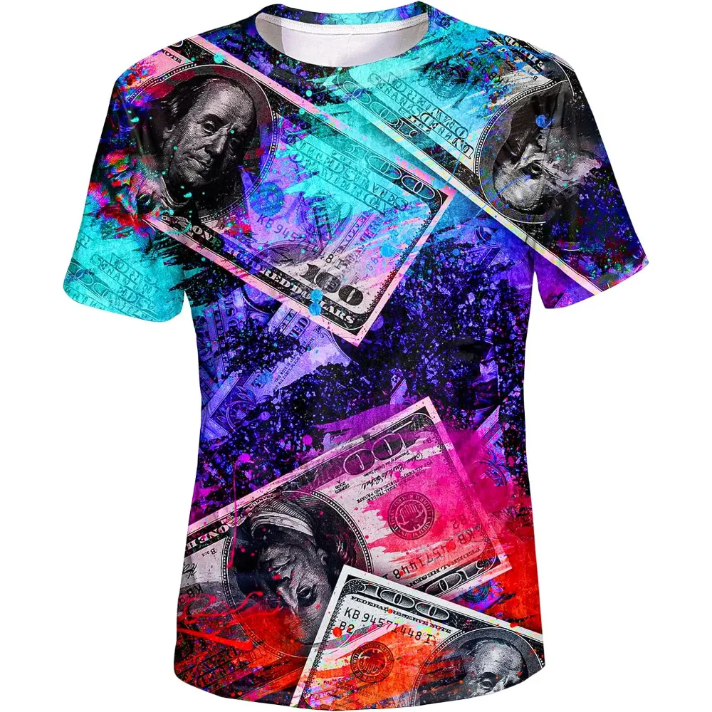 Fitspi Unisex t-Shirt uomo donna 3d grafica t-Shirt per adulti novità taglia S-xxxxl all'ingrosso