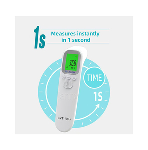 LANNX uYT 100 + Household medidor de temperatura Clinical termômetro eletrônico criança adulto Testa sem contato termômetro arma - Product Image 3