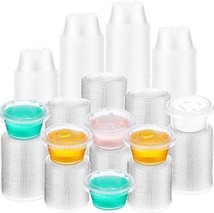 使い捨て4オンス透明PPプラスチック容器蓋スナック用食品ヨーグルトジュースコーヒーアイスクリームミルクカスタムロゴソースカップ - Product Image 1