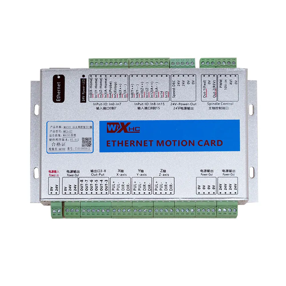 Scheda di controllo del movimento Ethernet 3 MK3-ET scheda di controllo breakout CNC XHC mach3