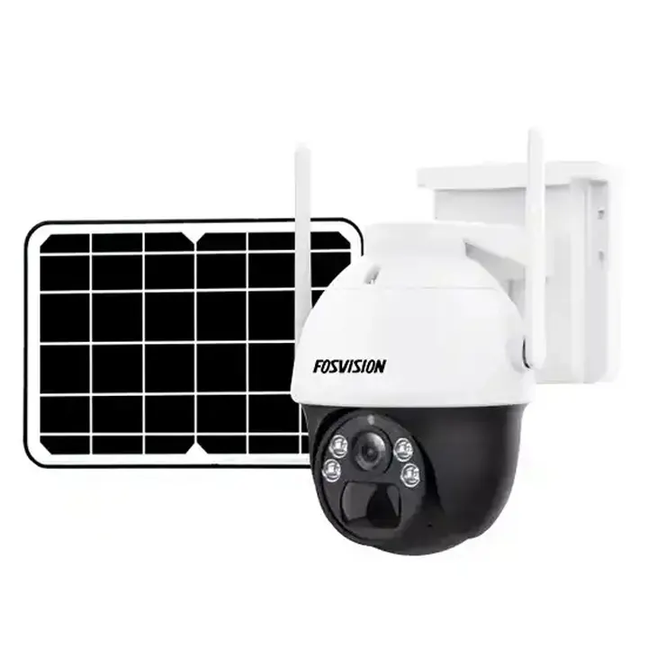 Fabriek 3mp Zonne-Energie Camera 4G Laag Vermogen Met Batterij Beveiliging Cctv Camera 'S Speed Dome Pt 4G Sim Kaart Outdoorsurveillance