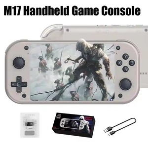 M17レトロハンドヘルドビデオゲームコンソールオープンソースLinuxシステム4.3インチIPSスクリーンPSP用ポータブルポケットビデオプレーヤー