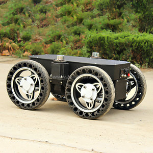 Тяжелая нагрузка 4wd пульт дистанционного управления автомобиль мобильный колесный робот шасси платформа робота - Product Image 6